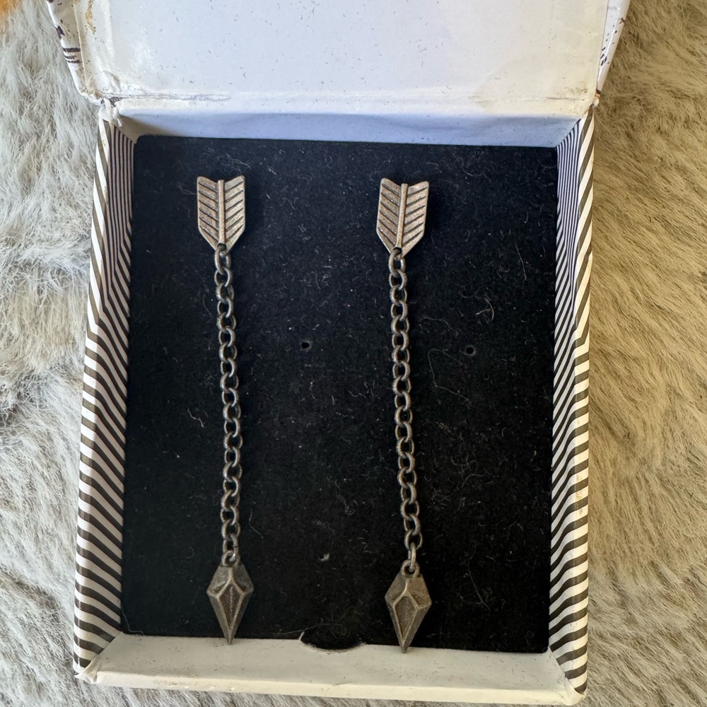 Volcom Stone Chain Dangle Earrings